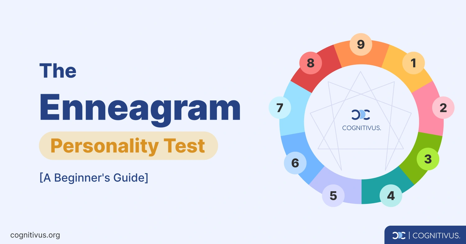 The Enneagram Personality Test explained: diagram with 9 unique personality types with distinct colors and numbers