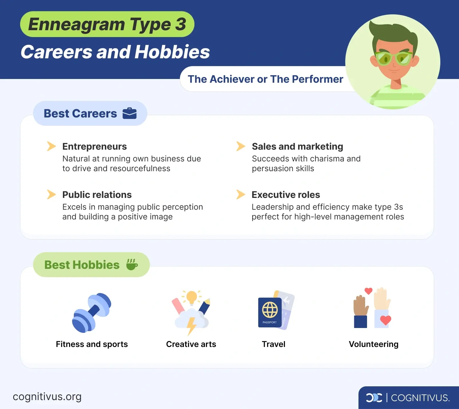 Enneagram type 3 careers and hobbies