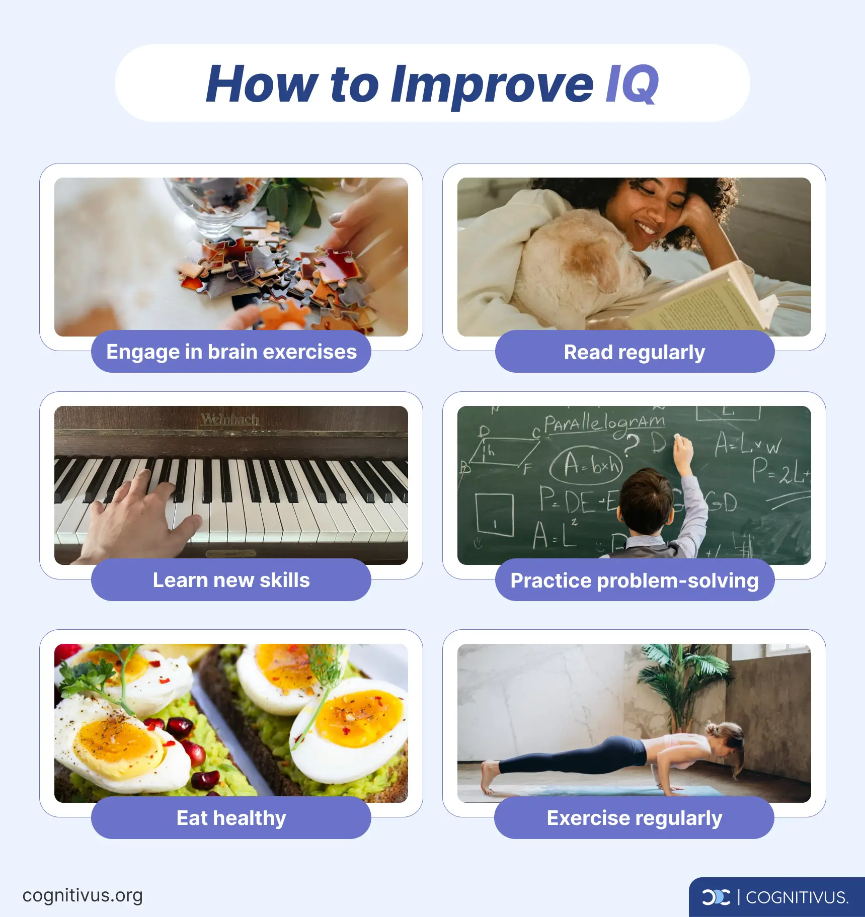 Activities that help improve IQ